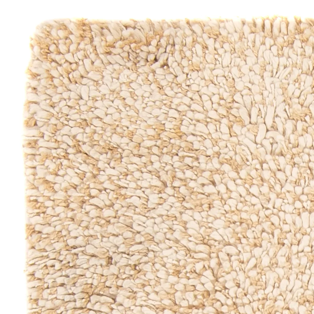 Teppe med høy luv - 90 x 60 cm - beige