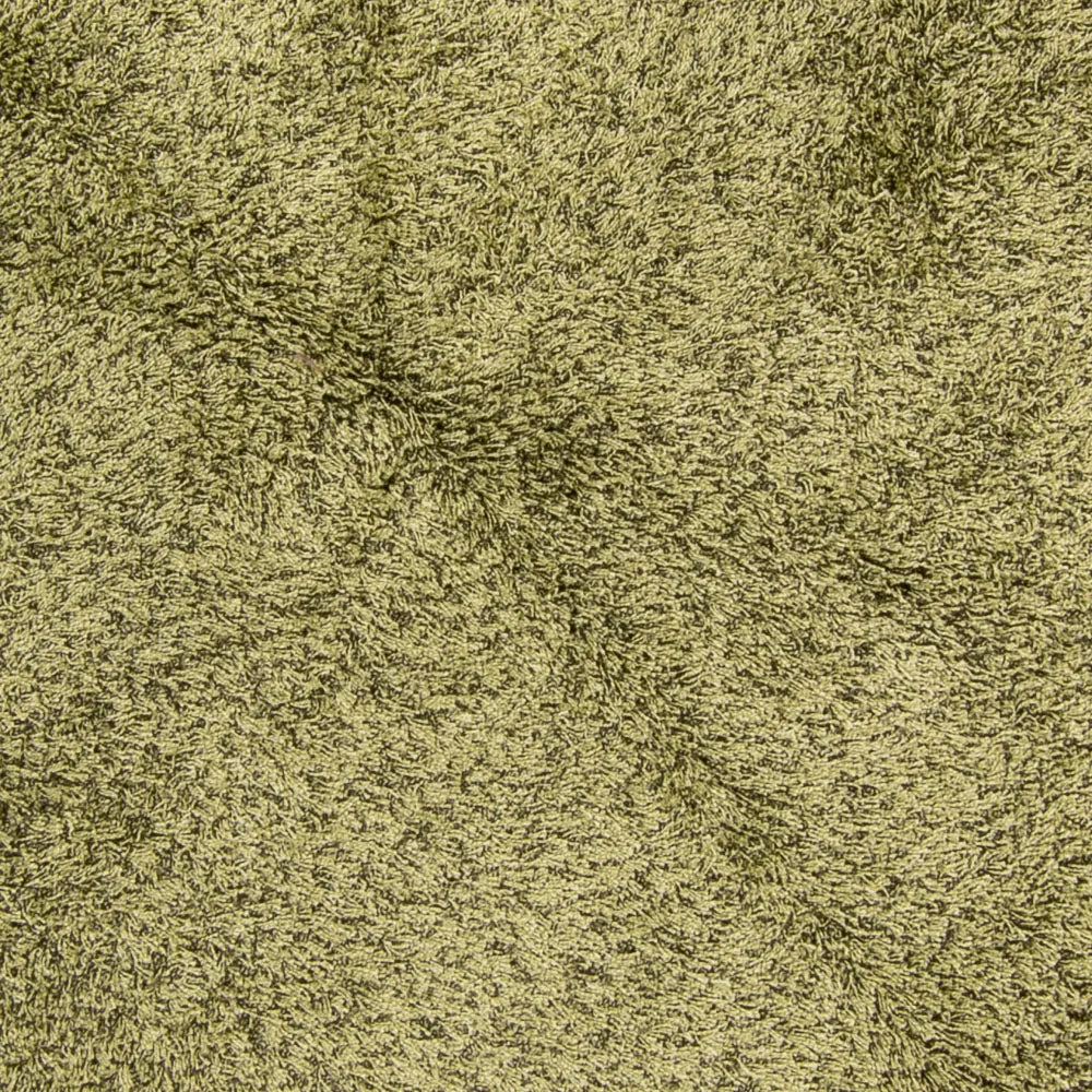 Teppe med høy luv rundt - 200 x 200 cm - olivengrønn