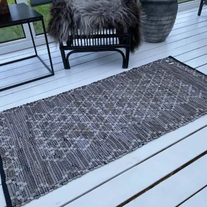 Teppe i skinn - Grå 70x140 cm