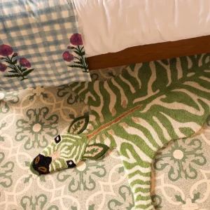 Teppe til gulv eller vegg - Grassy Zebra Ull - Doing Goods