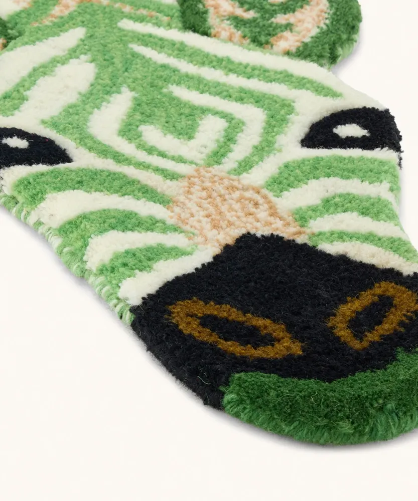 Teppe til gulv eller vegg - Grassy Zebra Ull - Doing Goods