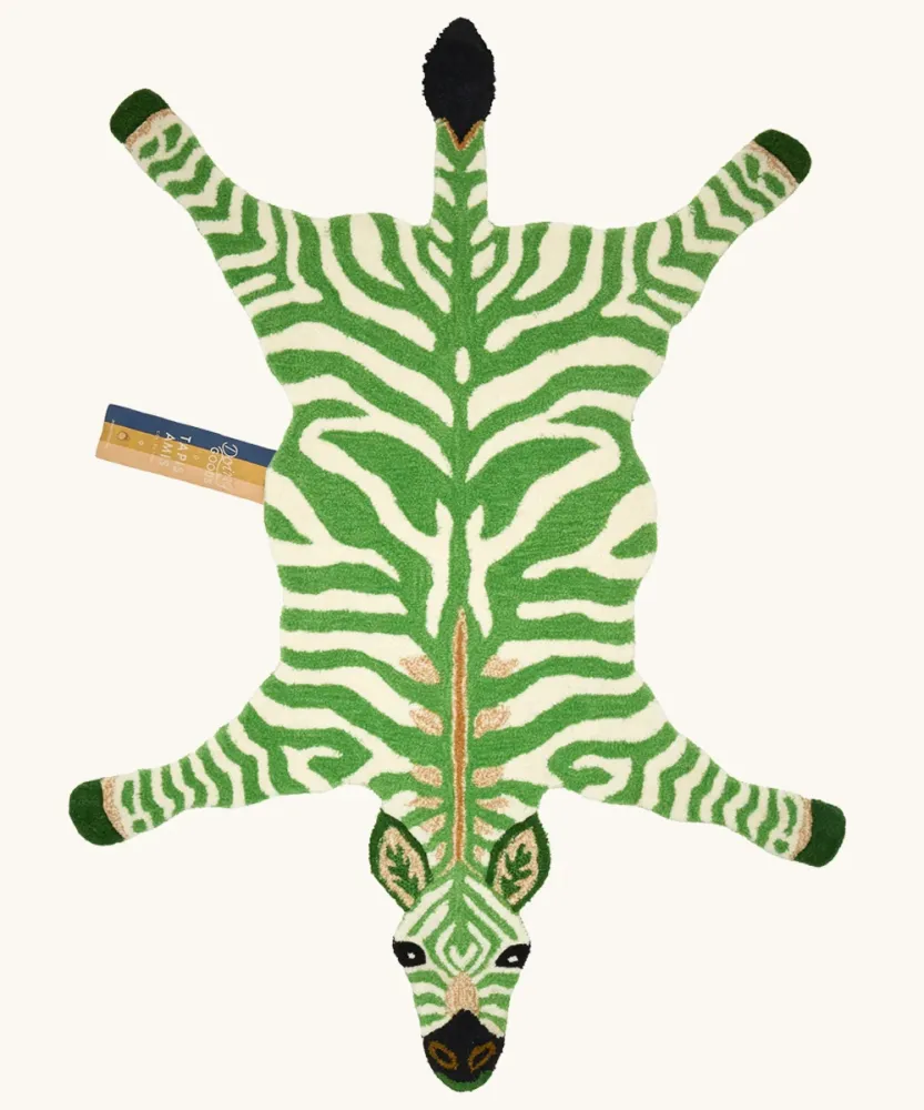 Teppe til gulv eller vegg - Grassy Zebra Ull - Doing Goods