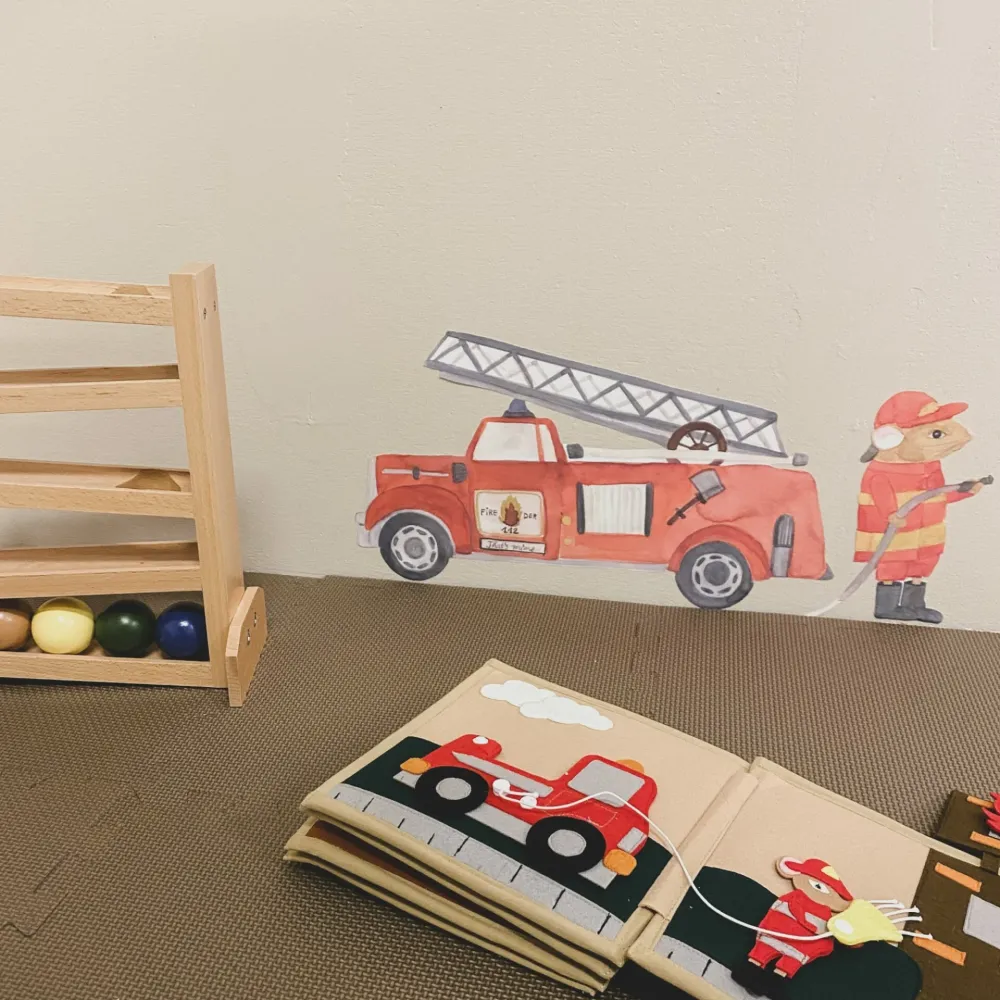 That's Mine Wallsticker Firetruck