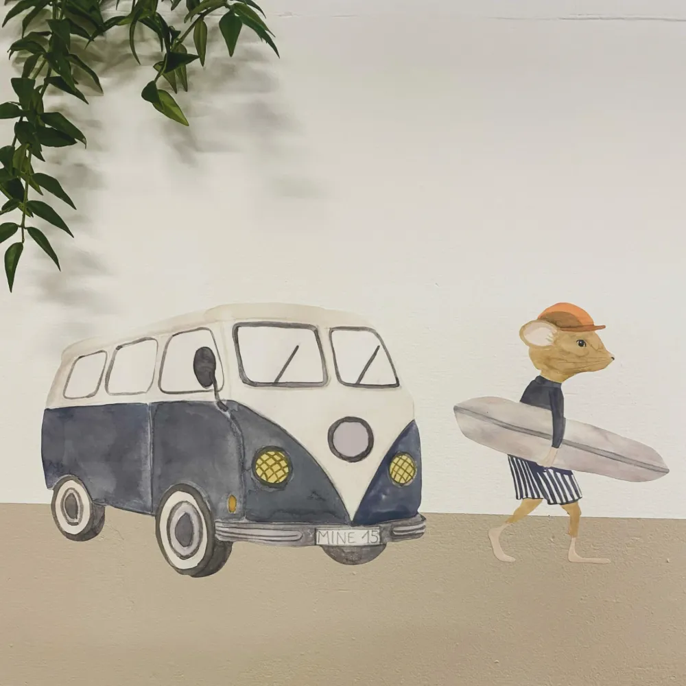 That's Mine Wallsticker Retro Van