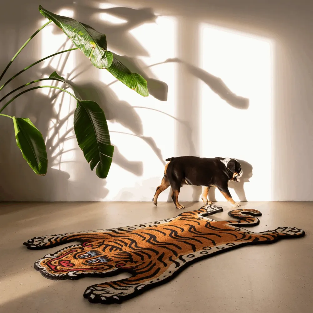 Tiger Gulvteppe 115x90cm