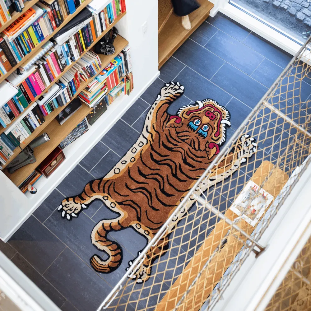 Tiger Gulvteppe 115x90cm