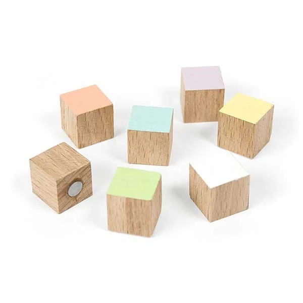 Tre Kuber Magneter, 7-pakk - kjøleskapsmagneter