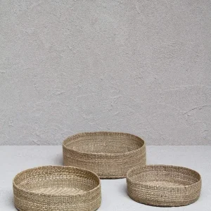 Trio round basket low