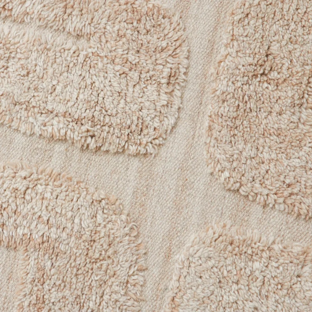 Tufted rug limestone (160x230cm)