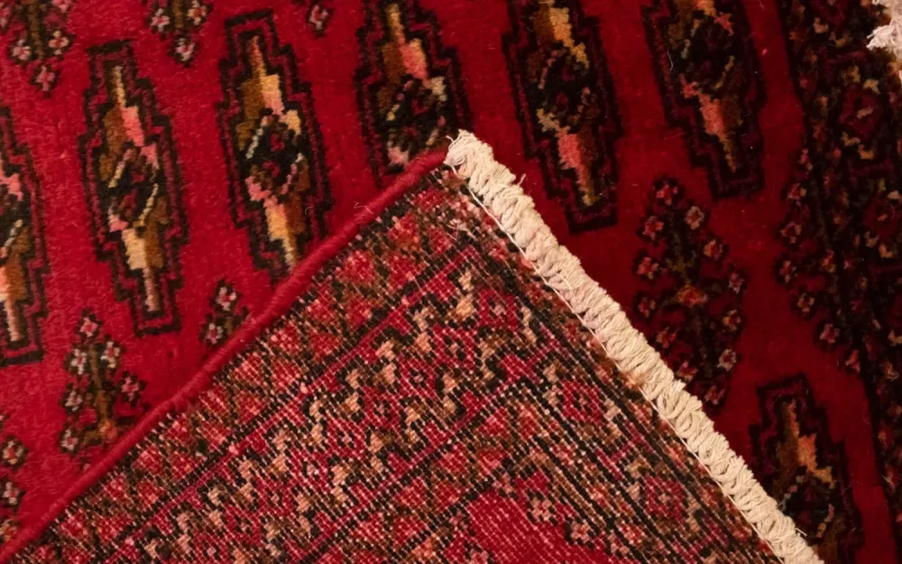 Turkaman teppe - 130 x 60 cm - rød