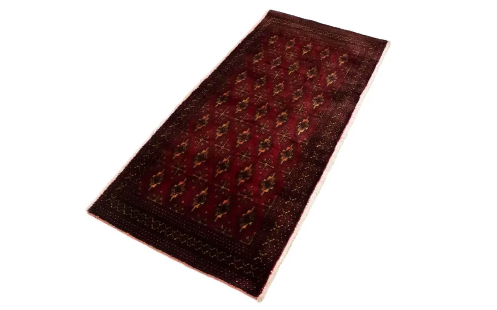 Turkaman teppe - 130 x 60 cm - rød