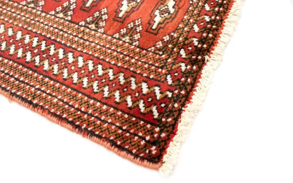 Turkaman teppe - 130 x 60 cm - rød