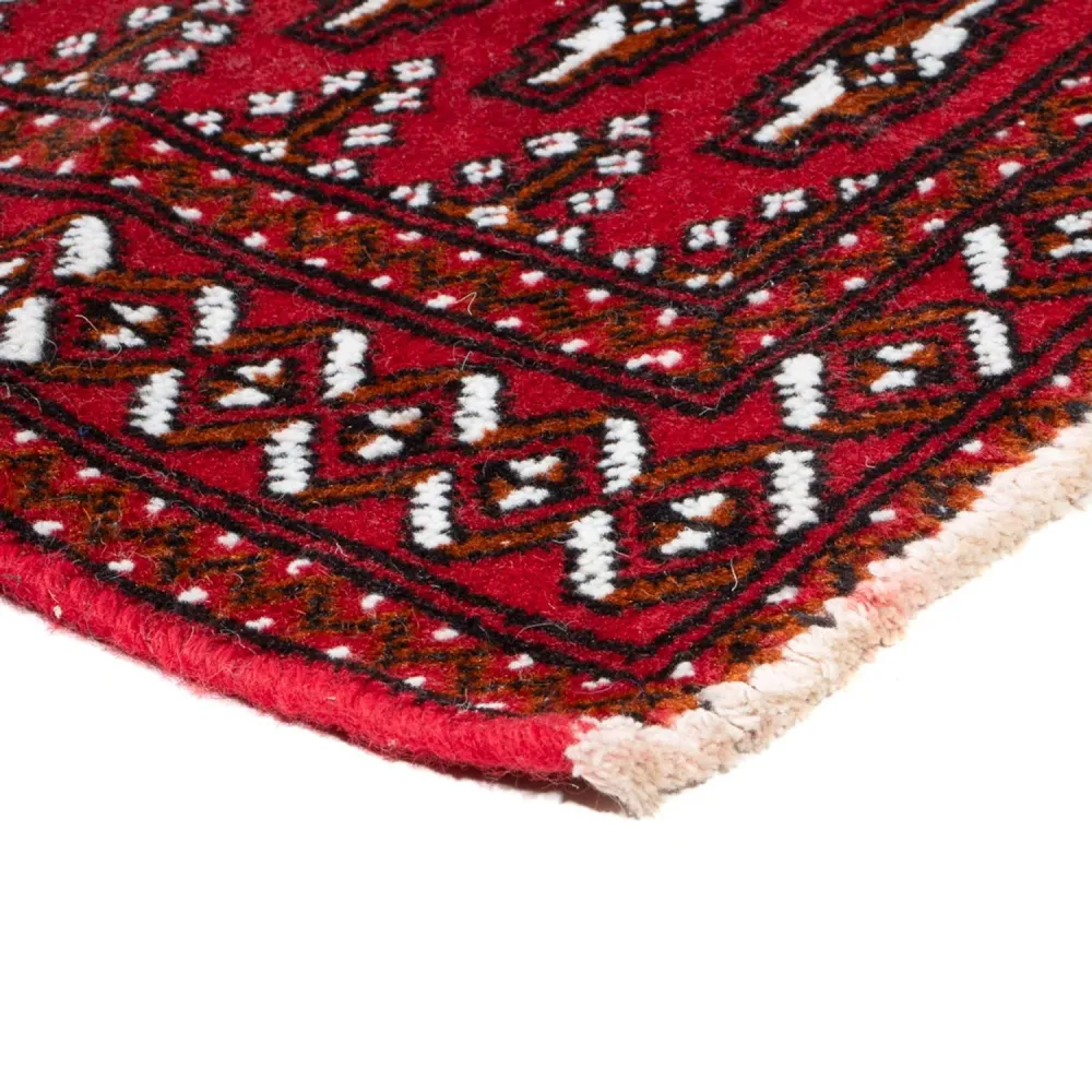 Turkaman teppe - 130 x 60 cm - rød