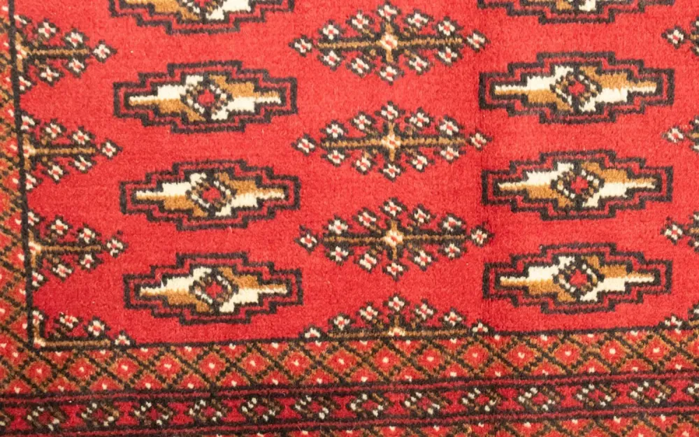 Turkaman teppe - 130 x 60 cm - rød