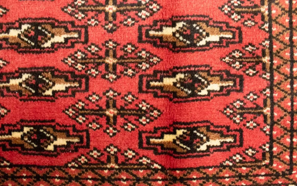 Turkaman teppe - 130 x 60 cm - rød