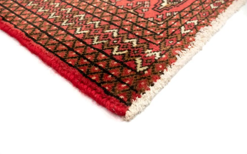 Turkaman teppe - 130 x 60 cm - rød