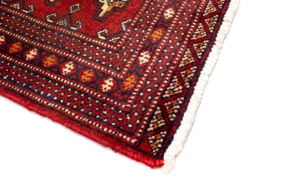 Turkaman teppe - 130 x 60 cm - rød