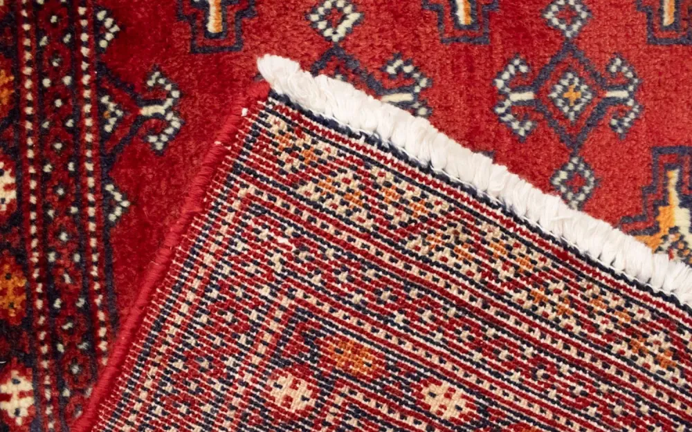 Turkaman teppe - 130 x 60 cm - rød