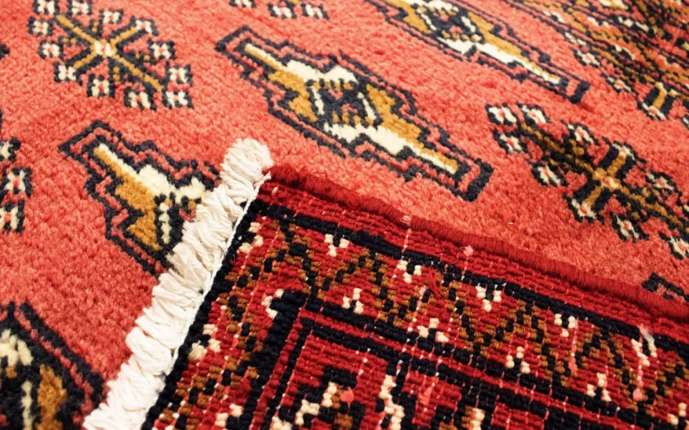 Turkaman teppe - 130 x 60 cm - rød