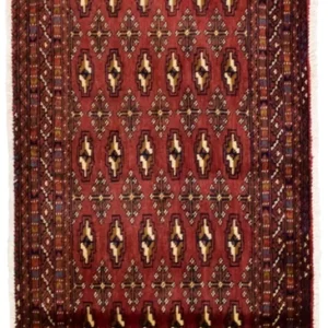 Turkaman teppe - 130 x 60 cm - rød