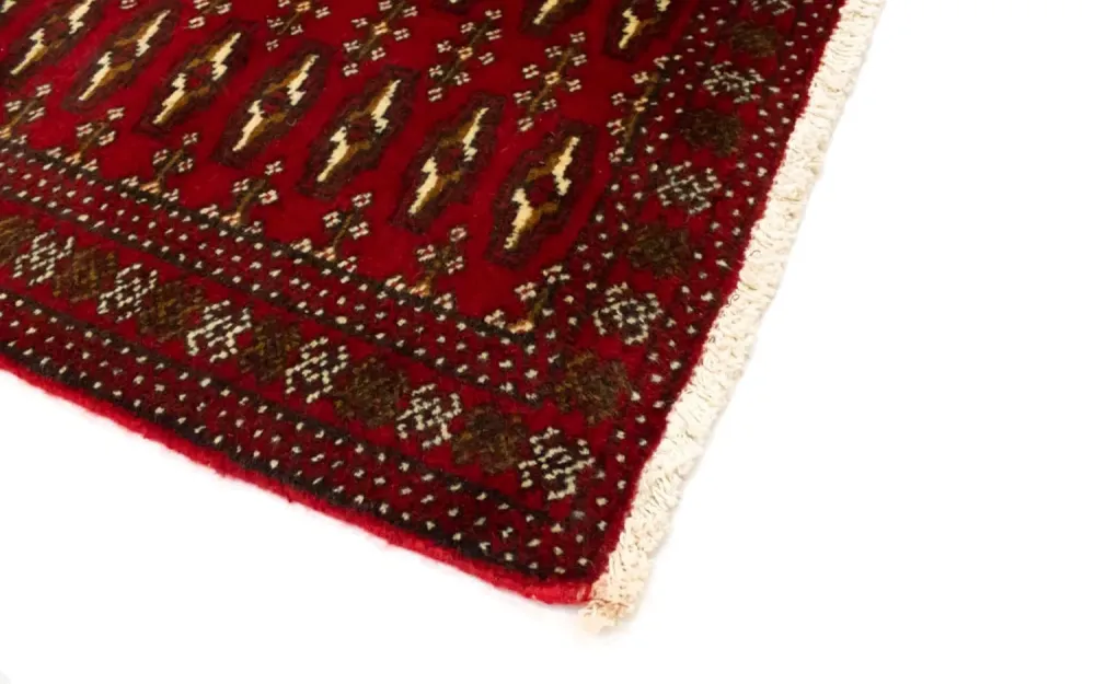 Turkaman teppe - 130 x 60 cm - rød