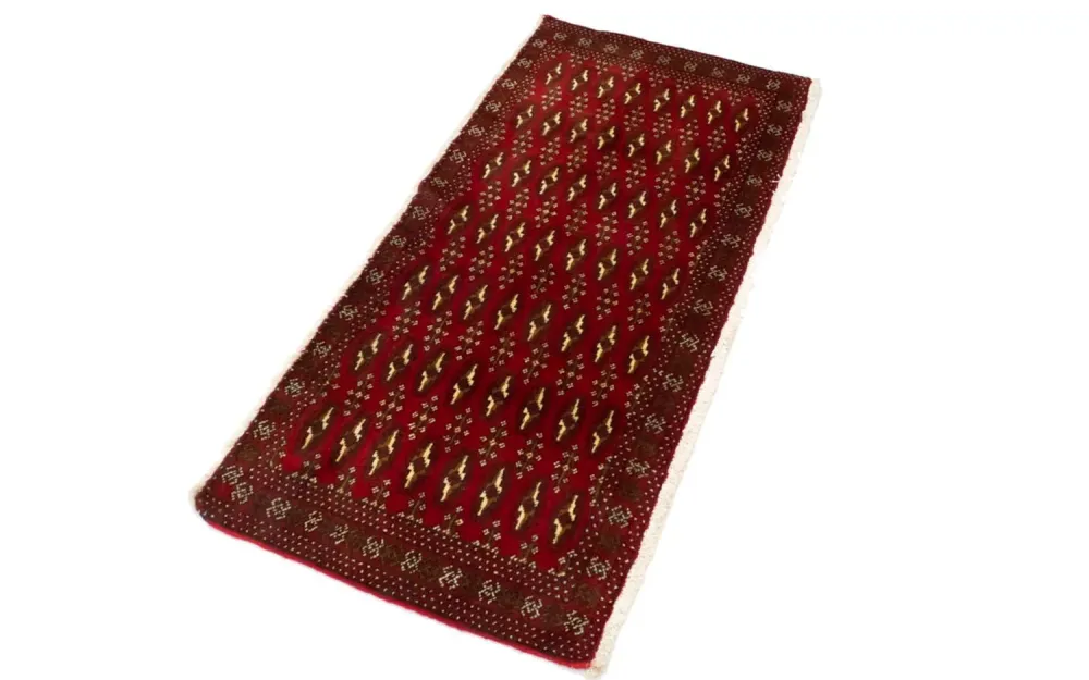 Turkaman teppe - 130 x 60 cm - rød