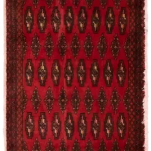 Turkaman teppe - 130 x 60 cm - rød