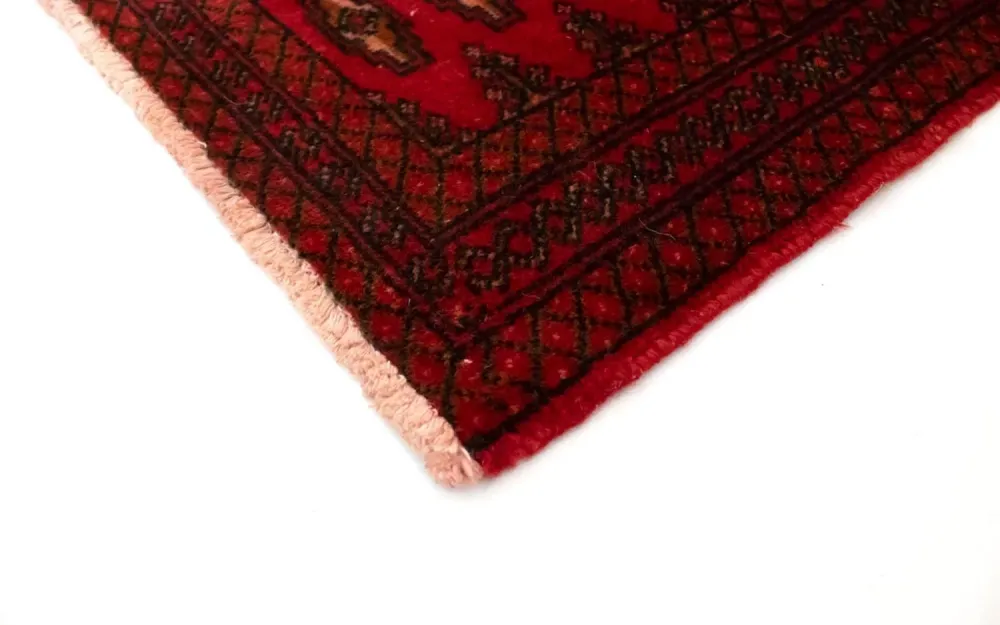 Turkaman teppe - 130 x 60 cm - rød