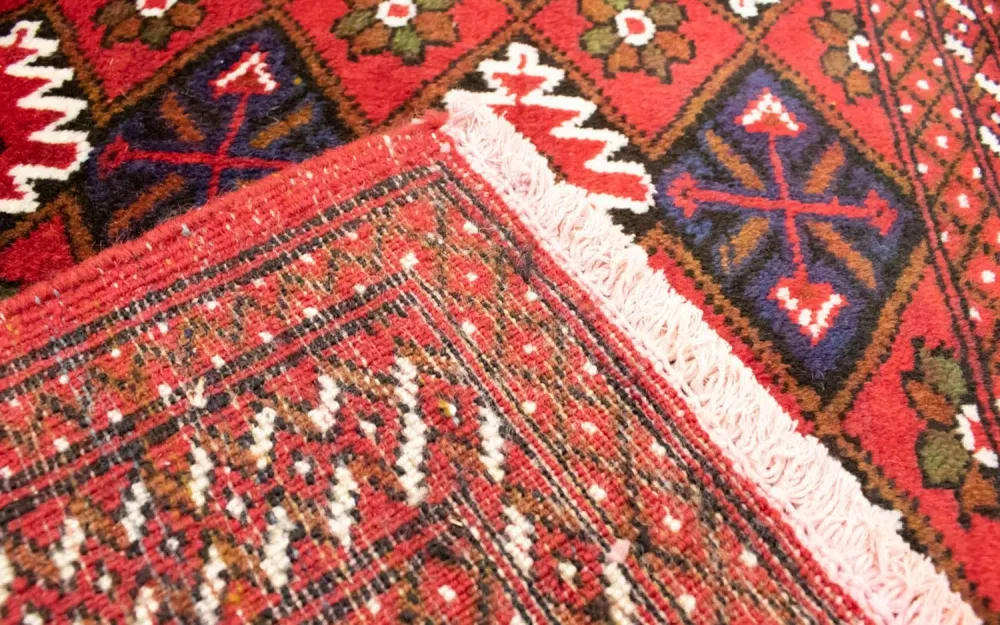 Turkaman teppe - 130 x 60 cm - rød