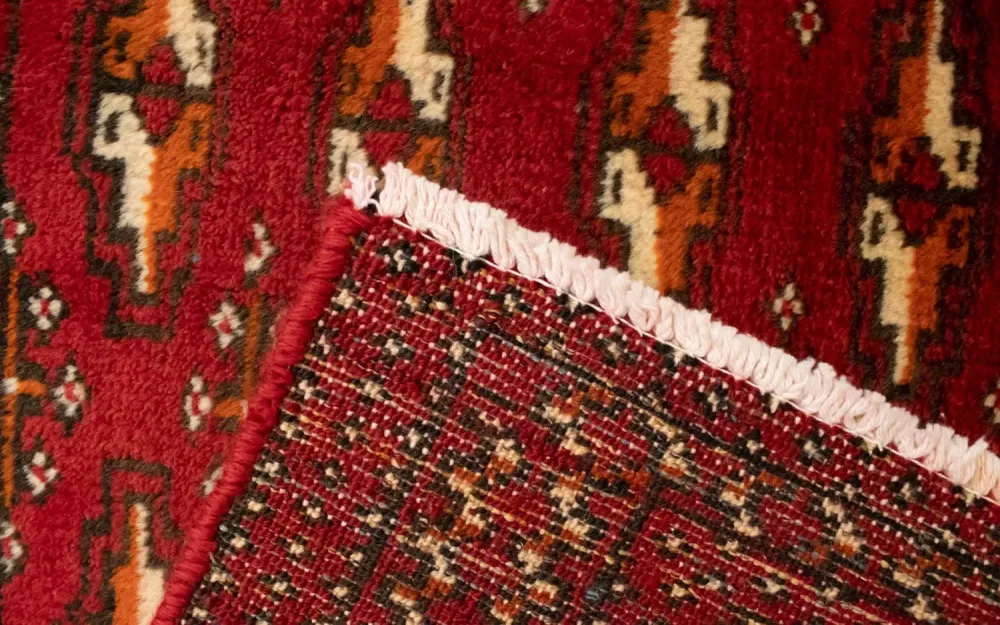 Turkaman teppe - 130 x 60 cm - rød