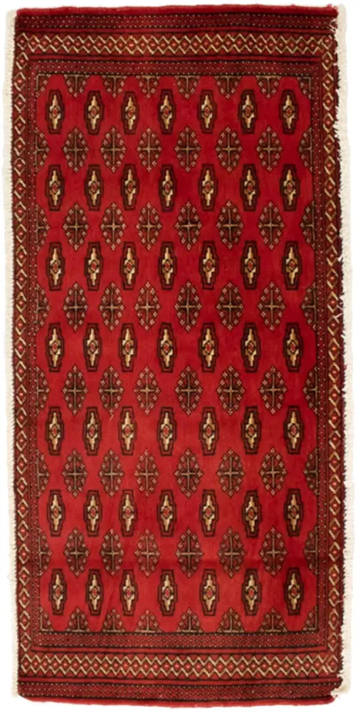 Turkaman teppe - 130 x 60 cm - rød