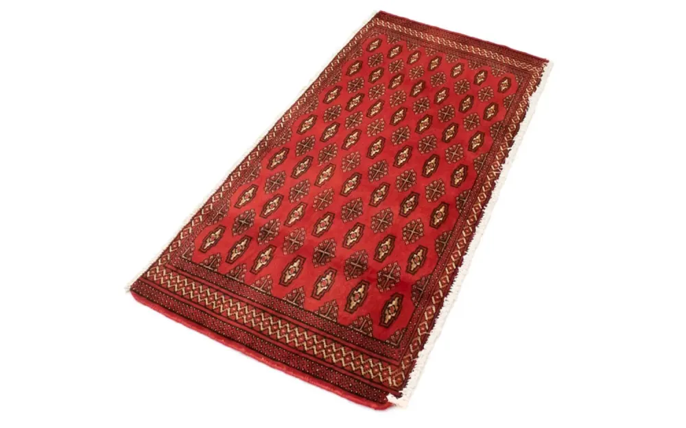 Turkaman teppe - 130 x 60 cm - rød