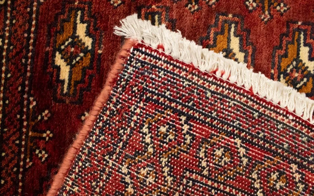 Turkaman teppe - 130 x 60 cm - rød
