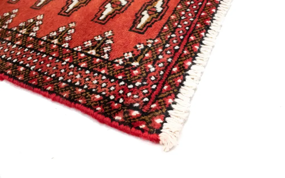 Turkaman teppe - 130 x 60 cm - rød