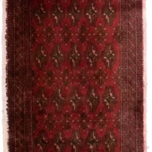 Turkaman teppe - 130 x 60 cm - rød