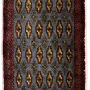 Turkaman teppe - 130 x 60 cm - blå