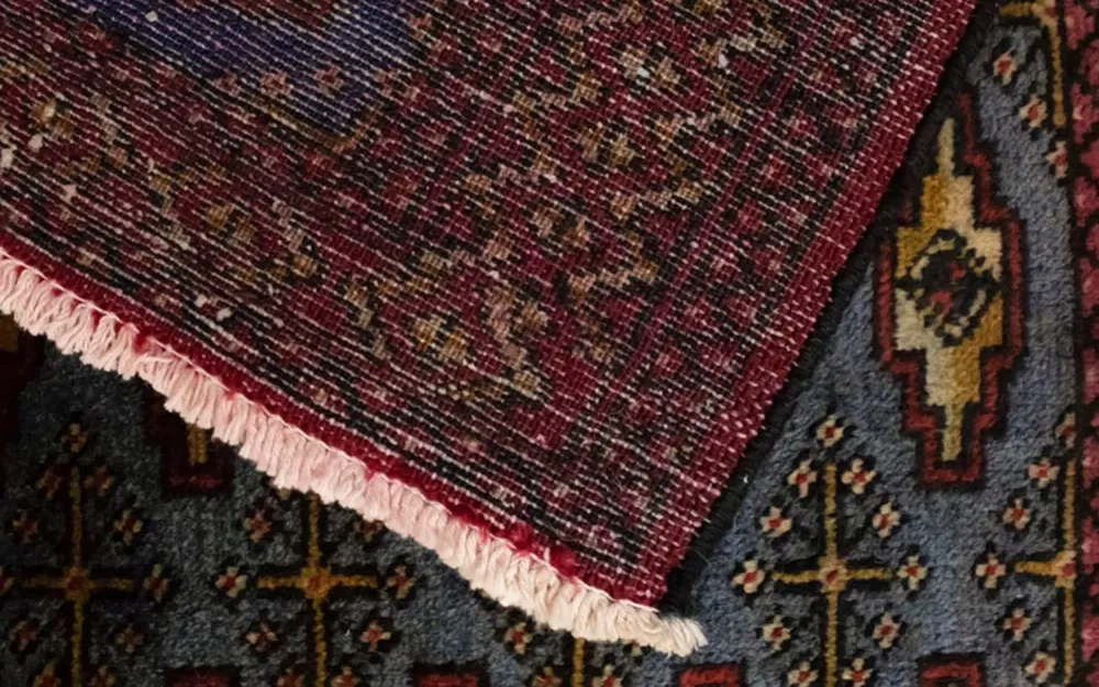 Turkaman teppe - 130 x 60 cm - blå