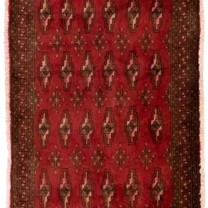 Turkaman teppe - 130 x 60 cm - rød