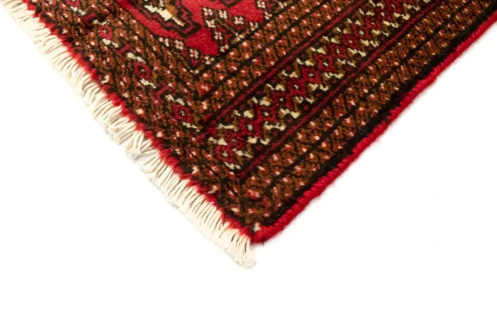 Turkaman teppe - 130 x 60 cm - rød