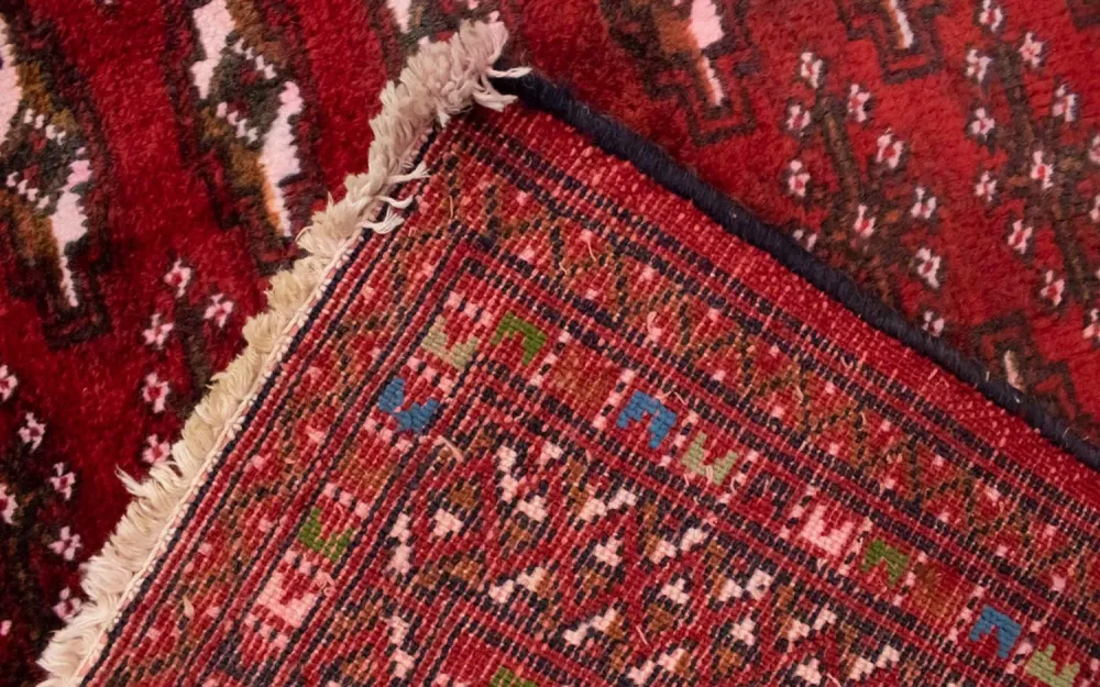 Turkaman teppe - 130 x 60 cm - rød