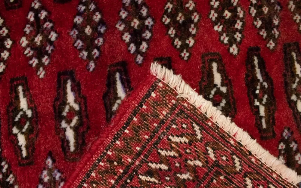 Turkaman teppe - 130 x 60 cm - rød
