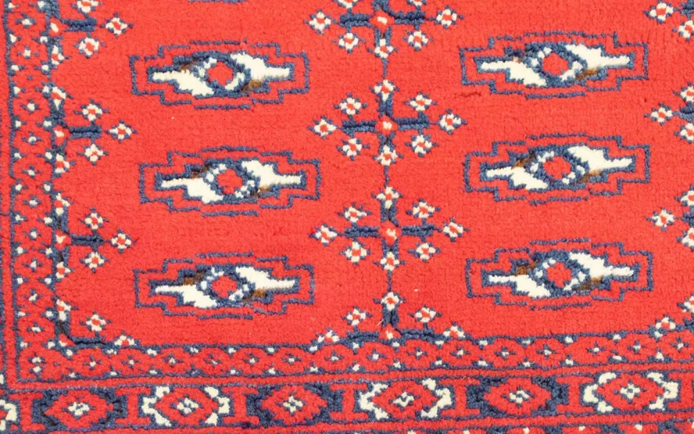 Turkaman teppe - 130 x 60 cm - rød