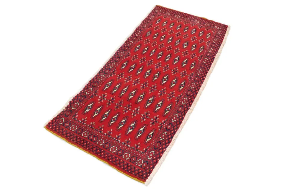 Turkaman teppe - 130 x 60 cm - rød