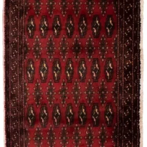 Turkaman teppe - 130 x 60 cm - rød