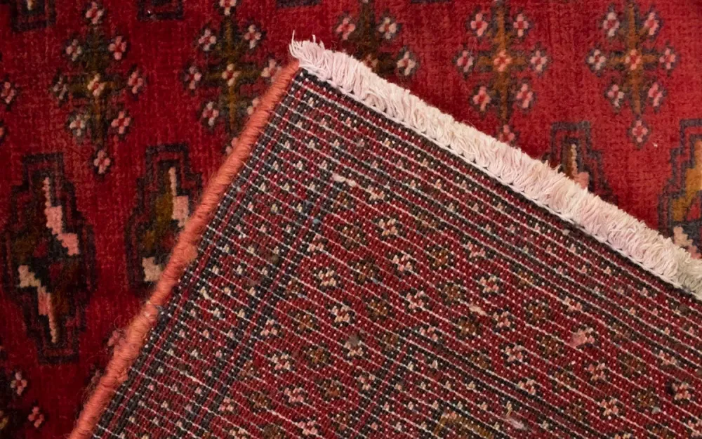 Turkaman teppe - 130 x 60 cm - rød