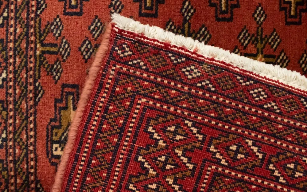 Turkaman teppe - 130 x 60 cm - rød