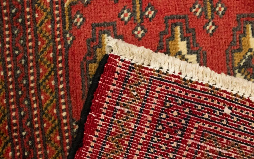 Turkaman teppe - 130 x 60 cm - rød