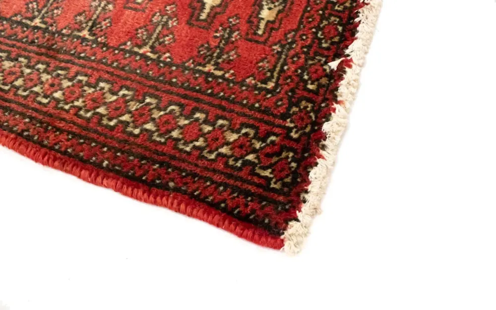 Turkaman teppe - 130 x 60 cm - rød
