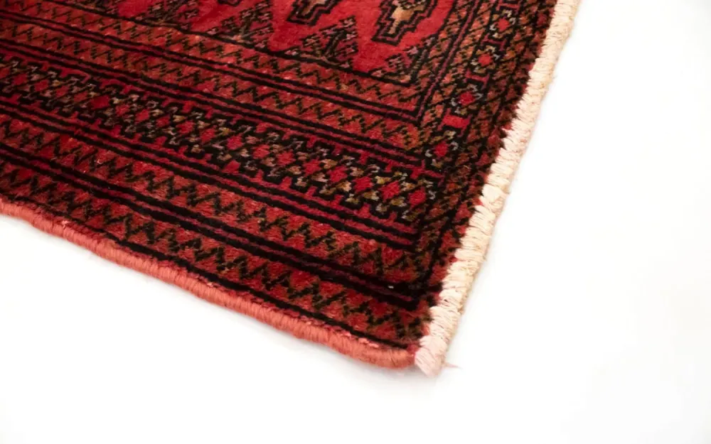 Turkaman teppe - 130 x 60 cm - rød