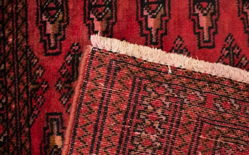 Turkaman teppe - 130 x 60 cm - rød